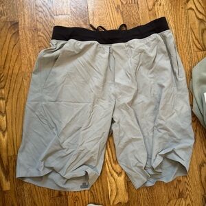 lululemon athletica Light Gray Athletic Shorts